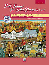 Folk Songs for Solo Singers, Vol. 2 Vocal Solo & Collections sheet music cover Thumbnail